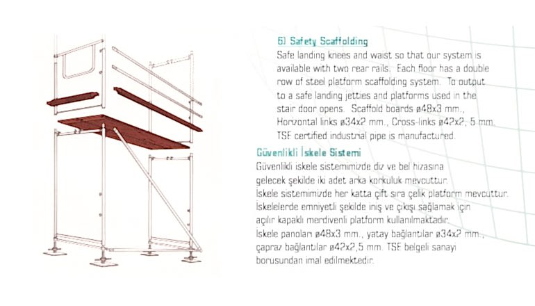 Güvenlikli İskele Sistemi